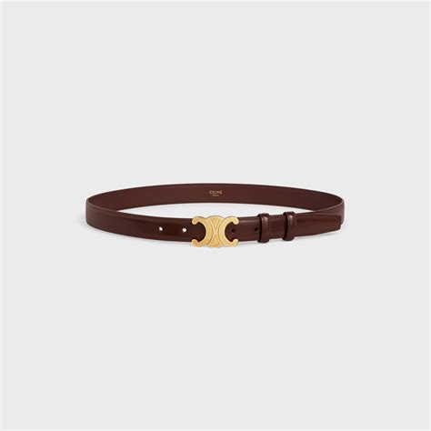 celine medium triomphe belt in taurillon leather|MEDIUM TRIOMPHE BELT IN TAURILLON LEATHER .